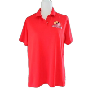 Vansport Womans Polo Red Maryland Logo Size XL EUC